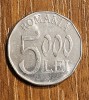 Moneda 5000 Lei 2003 Romania, Stare XF, Luciu Monetarie