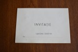 Invitatie adunare manifestare 1 Mai 1975 stadionul 23 August Bucuresti