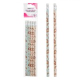 Set Creioane, Rainbow, 5 Bucăți, Culori Multicolor, Cu Radieră, Oem
