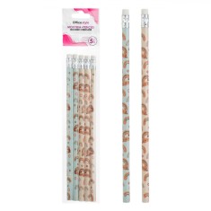 Set Creioane, Rainbow, 5 Bucăți, Culori Multicolor, Cu Radieră