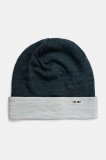 Smartwool beanie cu doua fete Thermal Merino Reversible culoarea turcoaz, de lana, din tesatura neteda
