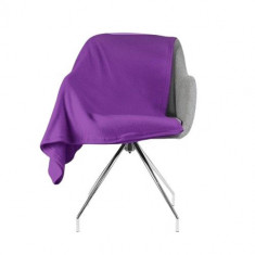 Patura de pat simplu fleece 160x200 cm, Violet