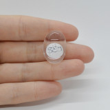 Cabochon cristal de stanca 24x16x8mm c38