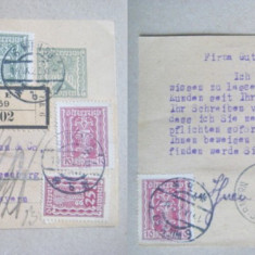 A587-I-Lot 7 Carti Postale vechi 1922 Germania Reich. Firma Guttmann&Co.
