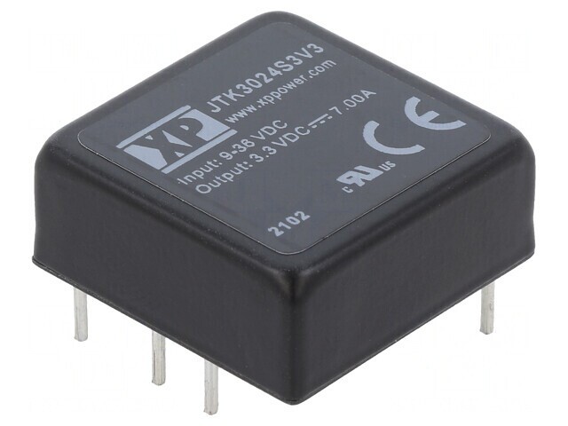 Convertor DC/DC 30W 9-36V la 3.3V 7A JTK3024S3V3