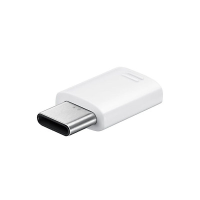 Adaptor USB Type-C - MicroUSB Samsung Galaxy C7 Pro EE-GN930BWEGWW alb foto