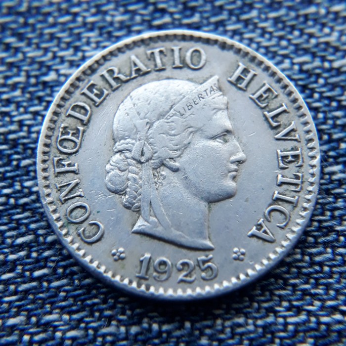 3m - 5 Rappen 1925 Elvetia