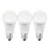 Set Becuri LED Ledvance Smart+, A100, WiFi, 14 W, 1521 Lumeni, 6500 K reglabil, E27, A+, dimabil, aplicatie, 3 bucati, OSRAM
