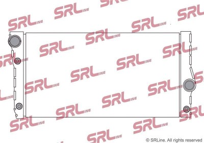 Radiator BMW Seria 5 F10/F11, 5 Gt F07, 6/ Gran Coupe F06/F12/F13, 7 F01/F02, motor: 3.0 R6 T, intrare - conector rapid, 600x326x32, SRLine, miez si foto