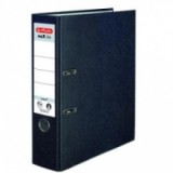 Biblioraft Q.file protect A4 PP 7.5 cm negru Herlitz