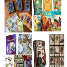 Set carti lenormand-celtic,under roses ,Mystical Lenormand+cadou set rune