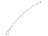 Cablu de asigurare PVC oțel inoxidabil 150mm