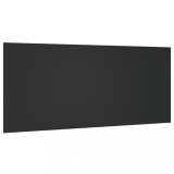 Cumpara ieftin Tablie de pat, negru, 200x1,5x80 cm, lemn prelucrat
