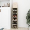 Gossi pantofar, stejar sonoma, 27,5x27x102 cm, lemn prelucrat