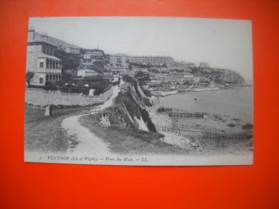HOPCT 8573 VENTNOR -INSULA WIGHT- IN 1907 -ANGLIA UK-EUROPA- STAMPILOGRAFIE FRUMOASA-CIRCULATA foto