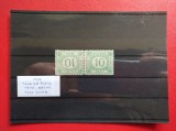 1908 - TAXA DE PLATA - 10 BANI - TETE BECHE ( FARA GUMA )