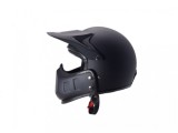 Casca Moto Chopper Awina TN8658 Negru, Open Face, Marime L (56-58cm), Omologata ECE 22.05
