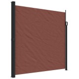 Cumpara ieftin Copertina laterala retractabila, maro, 200x600 cm