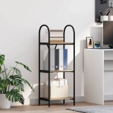 VidaXL Raft pentru cărți Stejar sonoma 40 x 30 x 109 cm Lemn compozit