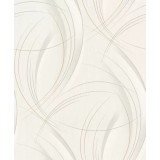 Tapet modern cu linii curbate,crem,unt,GMK 3 10218-31