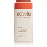 Attitude Oceanly Plastic Free Makeup fard de obraz solid cremos pentru piele uscata spre sensibila culoare Corail 8.5 g