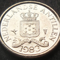 Moneda exotica 10 CENTI - ANTILELE OLANDEZE (Caraibe), anul 1983 * cod 1860