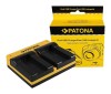 Patona Dual incarcator pentru Sony NP-FC10 Cyber-shot Point &amp; Shoot DSCP DSC-P DSCP10 DSC-P10 inkl. Micro