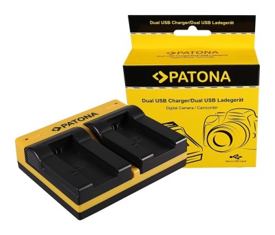 Patona Dual incarcator pentru Sony NP-FC10 Cyber-shot Point &amp;amp; Shoot DSCP DSC-P DSCP10 DSC-P10 inkl. Micro foto