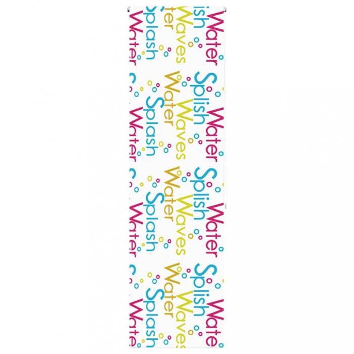 vidaXL Jaluzea cu rolă de duș 80x240 cm, lățime materială 76 cm