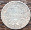 (A223) MONEDA DIN ARGINT GERMANIA - 1 MARK 1900, LIT. F, MAI RARA, TIRAJ 300.885, Europa