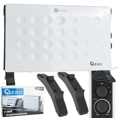 Convector de caldura cu suport, 2kW, Geko G80443 foto