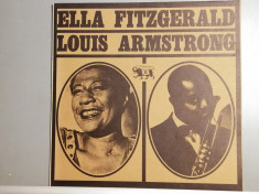Ella Fitzgerald &amp;amp; Louis Armstrong (1973/Jazz Line/Italy) - Vinil/Impecabil (M) foto