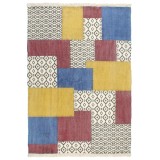 Cumpara ieftin Covor Kilim țesut manual, multicolor, 120 x 180 cm, bumbac