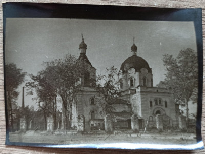 Biserica din Pavlograd surprinsa de un roman combatant in WWII// fotografie foto