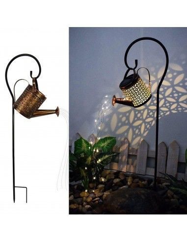 Set 2 stropitoare solare cu lumini pentru gradina