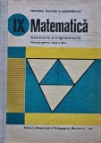 Matematică. Manual pentru clasa a IX-a. Geometrie și trigonometrie - 1987 - Augustin Cota (@N88)