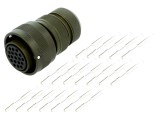 Conector mamă 19 pini, oliv
