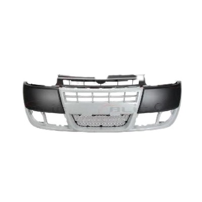 Bara fata Fiat Doblo (119/223), 01.2006-01.2010, grunduit, cu grile, 735418066, cu capac carlig remorcare foto