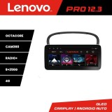 Navigatie Peugeot 607 Lenovo PRO 12.3 inch QLED, 8GB RAM, 256GB, 4G