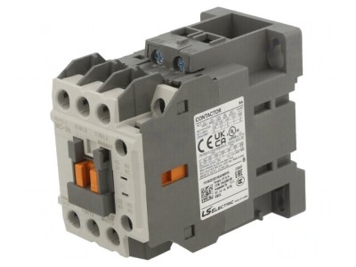 Contactor 3P 24VAC 9A cu Contacte Auxiliare NO NC foto