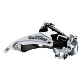 Schimbator fata Shimano Tourney Fd-Ty500-Ts3 triplu pentru 6 7 viteze pe spate Top Swing tragere dubla colier 34.9Mm (Incl. Adaptor 31.8Mm 28.6Mm), Un