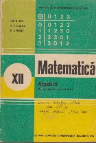 Matematica. Algebra, Manual pentru Clasa a XII-a