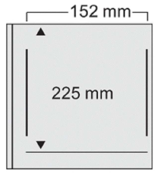 5 Folii cu 1 buzunar de 152 x 225 mm, Universal, colectionabile in format A5