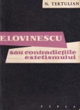N. Tertulian - E. Lovinescu sau contradictiile estetismului
