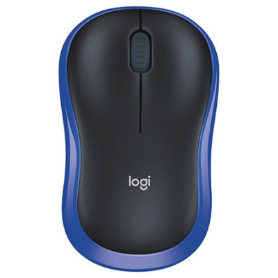 MOUSE OPTIC WIRELESS M185 ALBASTRU LOGITECH EuroGoods Quality foto