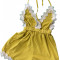 Costum fetita, culoare galben, marime 2-3 ani