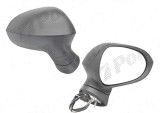 Oglinda exterioara Seat Ibiza (6j), 04.2008-04.2012; Ibiza (6j), 04.2012-, Dreapta, reglare manuala; carcasa neagra; geam convex; cromat