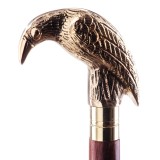 Baston englezesc din lemn mahoncu maner pasare LUP245