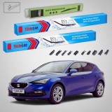 Cumpara ieftin Ștergătoare Seat Leon KL1 2019-prezent | Set Față și Spate Flat &ndash; TeamCar&reg;