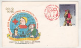 Bnk fil Plic ocazional Ziua mondiala Crucea Rosie Ploiesti 1989, Romania de la 1950